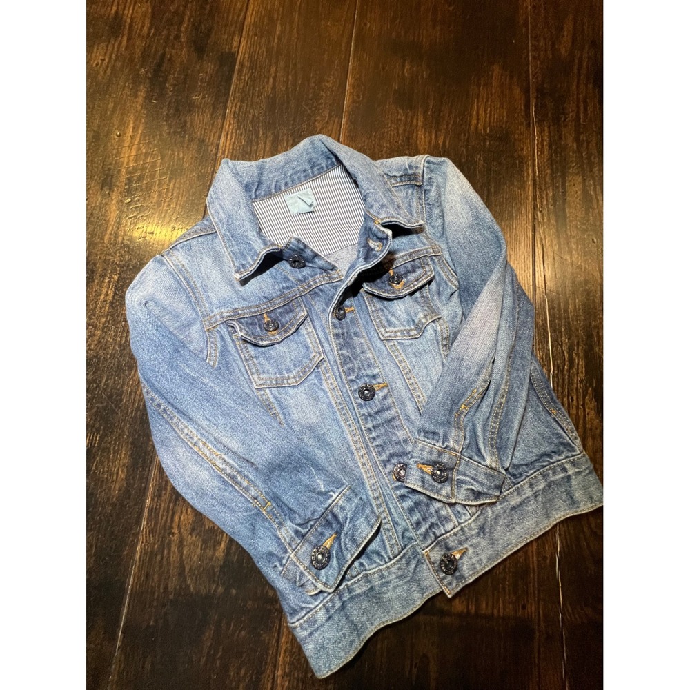 Baby Gap Kids Denim Jacket Blue Trucker Style Button Up Outerwear Size 5